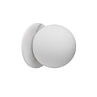 Dainolite BUR-51W-MW-ALB Burlat 1-Light 25W White and Alabaster LED Wall Sconce
