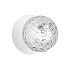 Dainolite BUR-51W-MW-CLR Burlat 1-Light 25W Clear and Matte White LED Wall Sconce