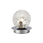 Dainolite BUR-61T-PC-CLR Burlat 1-Light 25W Polished Chrome LED Table Lamp