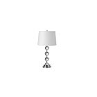 Dainolite C182T-PC 1-Light 60W Polished Chrome Incandescent Table Lamp