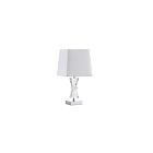 Dainolite C97T-PC 1-Light 60W Polished Chrome Incandescent Table Lamp