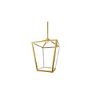 Dainolite CAG-2046C-AGB Cage 12-Lights 60W Aged Brass Rod Pendant