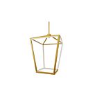 Dainolite CAG-2664C-AGB Cage 12-Lights 60W Aged Brass Rod Pendant