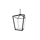 Dainolite CAG-2664C-MB Cage 12-Lights 60W Matte Black Rod Pendant