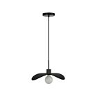 Dainolite CBL-161P-MB Christobel 1-Light 60W Matte Black LED Pendant