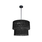 Dainolite CDL-204C-MB-BK Cadelaria 4-Lights 400W Black LED Chandelier