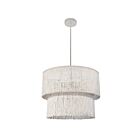 Dainolite CDL-204C-MW-WH Cadelaria 4-Lights 400W White LED Chandelier
