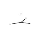 Dainolite CEB-623P-MB Cerberus 3-Lights 180W Matte Black Pendant