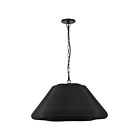 Dainolite CEC-241P-MB Cecilia 1-Light 60W Matte Black LED Pendant