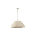 Dainolite CEC-241P-MBG Cecilia 1-Light 60W Matte Beige LED Pendant