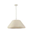 Dainolite CEC-241P-MBG Cecilia 1-Light 60W Matte Beige LED Pendant