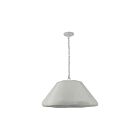 Dainolite CEC-241P-MW Cecilia 1-Light 60W Matte White LED Pendant