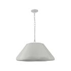Dainolite CEC-241P-MW Cecilia 1-Light 60W Matte White LED Pendant