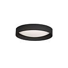 Dainolite CFLD-1114-797 1-Light 14W Black LED Flush Mount