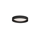 Dainolite CFLD-1114-797 1-Light 14W Black LED Flush Mount