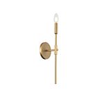 Dainolite CIN-161W-AGB Cinthia 1-Light 60W Aged Brass Wall Sconce