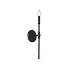 Dainolite CIN-161W-MB Cinthia 1-Light 60W Matte Black Wall Sconce