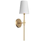 Dainolite CIN-211W-AGB-790 Cinthia 1-Light 60W Aged Brass Wall Sconce