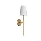 Dainolite CIN-211W-AGB-790 Cinthia 1-Light 60W Aged Brass Wall Sconce