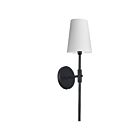 Dainolite CIN-211W-MB-790 Cinthia 1-Light 60W Matte Black Wall Sconce