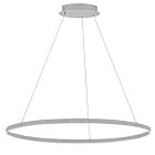 Dainolite CIR-3263C-SV Circulo 1-Light 63W Silver LED 1-tier Chandelier