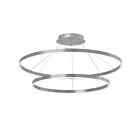 Dainolite CIR-3397C-5CCT-SV Circulo 1-Light 97W Silver LED Chandelier