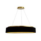 Dainolite CIR-3463C-AGB-698 Circulo 34W Black LED Chandelier