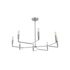 Dainolite CLT-328-PC Colette 8-Lights 480W Polished Chrome LED Chandelier