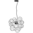 Dainolite CLZ-206P-MB Charlize 6-Lights 240W Matte Black Pendant