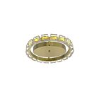 Dainolite CMA-1616LEDFH-AGB Camila 16W Aged Brass LED Flush Mount