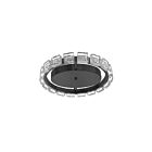 Dainolite CMA-1616LEDFH-MB Camila 16W Matte Black LED Flush Mount
