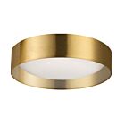 Dainolite CMN-1114LEDFH-AGB Carmen 14W Aged Brass LED Flush Mount