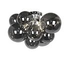 Dainolite CMT-143FH-SM-PC Comet 3-Lights 120W Polished Chrome Halogen Flush Mount