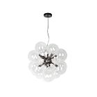 Dainolite CMT-206P-CLR-MB Comet 6-Lights 240W Clear Halogen Pendant