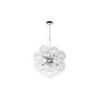 Dainolite CMT-206P-CLR-PC Comet 6-Lights 240W Polished Chrome Cord Pendant