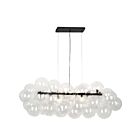 Dainolite CMT-418HP-CLR-MB Comet 10-Lights 400W Clear Halogen Horizontal Pendant