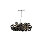 Dainolite CMT-418HP-SM-PC Comet 10-Lights 400W Polished Chrome Cord Pendant