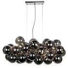 Dainolite CMT-418HP-SM-PC Comet 10-Lights 400W Polished Chrome Cord Pendant