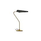 Dainolite CSE-211T-AGB-MB Cassie 1-Light 60W Aged Brass Table Lamp