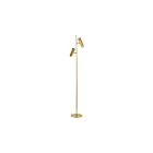 Dainolite CST-6112LEDF-AGB Constance 2-Lights 12W Aged Brass LED Floor Lamp