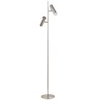 Dainolite CST-6112LEDF-SC Constance 2-Lights 12W Satin Chrome LED Floor Lamp
