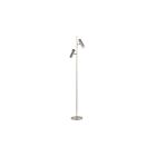 Dainolite CST-6112LEDF-SC Constance 2-Lights 12W Satin Chrome LED Floor Lamp