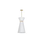 Dainolite CTN-141P-AGB-790 Caterine 1-Light 100W White LED Pendant