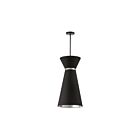 Dainolite CTN-141P-MB-697 Caterine 1-Light 100W Black LED Pendant