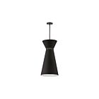 Dainolite CTN-141P-MB-797 Caterine 1-Light 100W Black LED Pendant