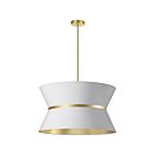 Dainolite CTN-244C-AGB-692 Caterine 4-Lights 400W Incandescent 2-tier Chandelier