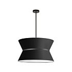 Dainolite CTN-244C-MB-797 Caterine 4-Lights 400W Black Incandescent 2-tier Chandelier