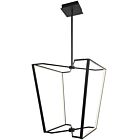 Dainolite CUR-2260C-MB Curant 1-Light 60W Matte Black Incandescent 1-tier Chandelier