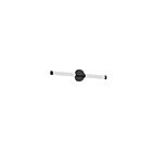 Dainolite CVT-2412LEDW-MB Corvette 1-Light 12W Matte Black Wall Sconce