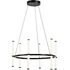 Dainolite CVT-2436C-MB Corvette 36W Black LED Chandelier